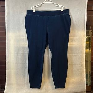 Lands’ End pull on dark denim Jegging 2X 20-22